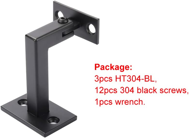 Wall Mounted Stainless Steel Handrail Brackets for Stairs - Buy wall mounted handrail for stairs, stainless steel handrail brackets, black handrail bracket Product on Surealong